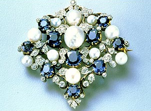 broche perles 1900